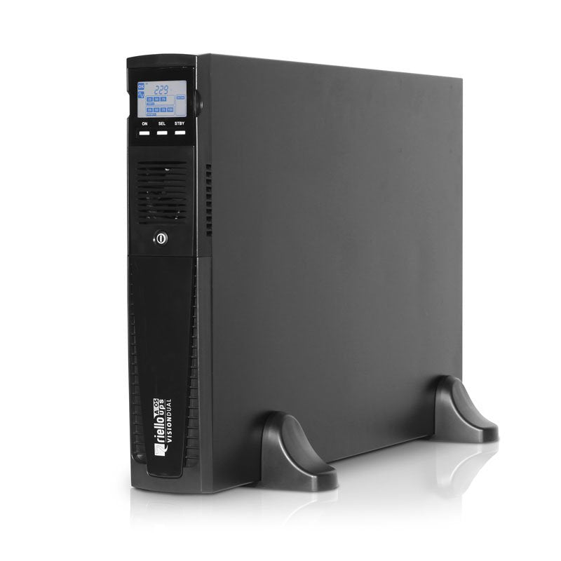 Riello UPS Vision Dual Vsd 1100 UPS 1100VA Ca 220/230/240V 990 Watts RS-232,USB Connectors Output 8 - 2U 19\1