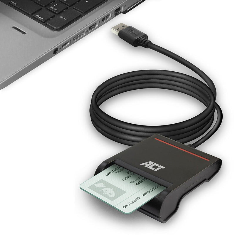 Act Smartcard-leser - USB 2.0 - Black