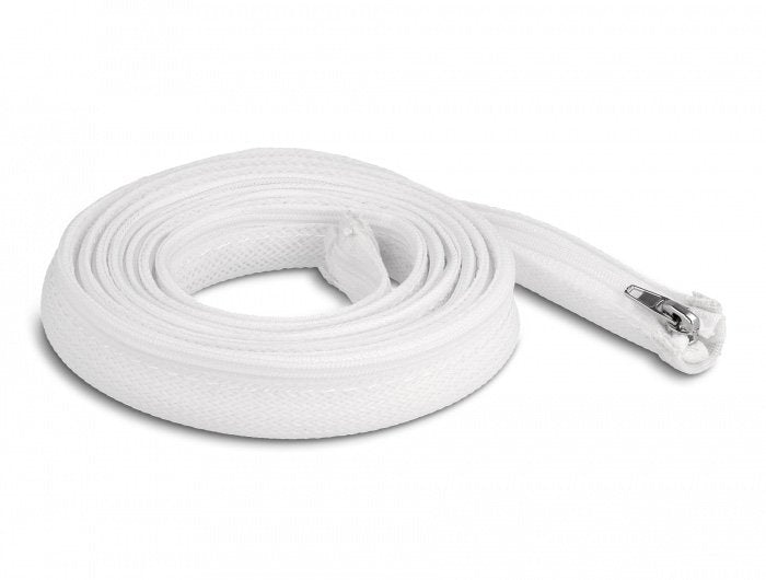 Delock Case Trenzada With Zip Resistant Calor 2M X 20MM White