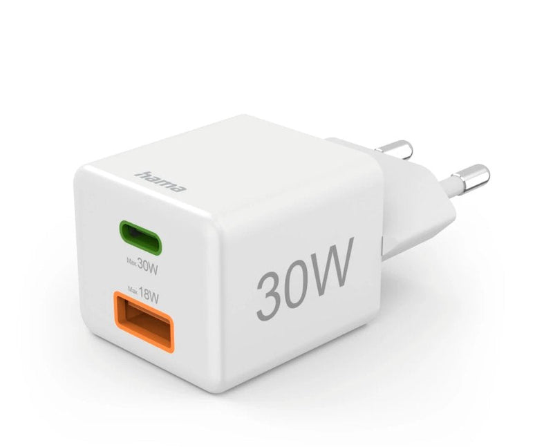 Hama Mini 30W Pd/Qc Biala 00201992 Charger Dispositivo Mobile Phone Smartphone White Power Alterna Charging Fa