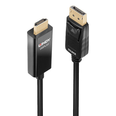 Lindy 40925 Cable 1M DisplayPort a HDMI Black — image 1