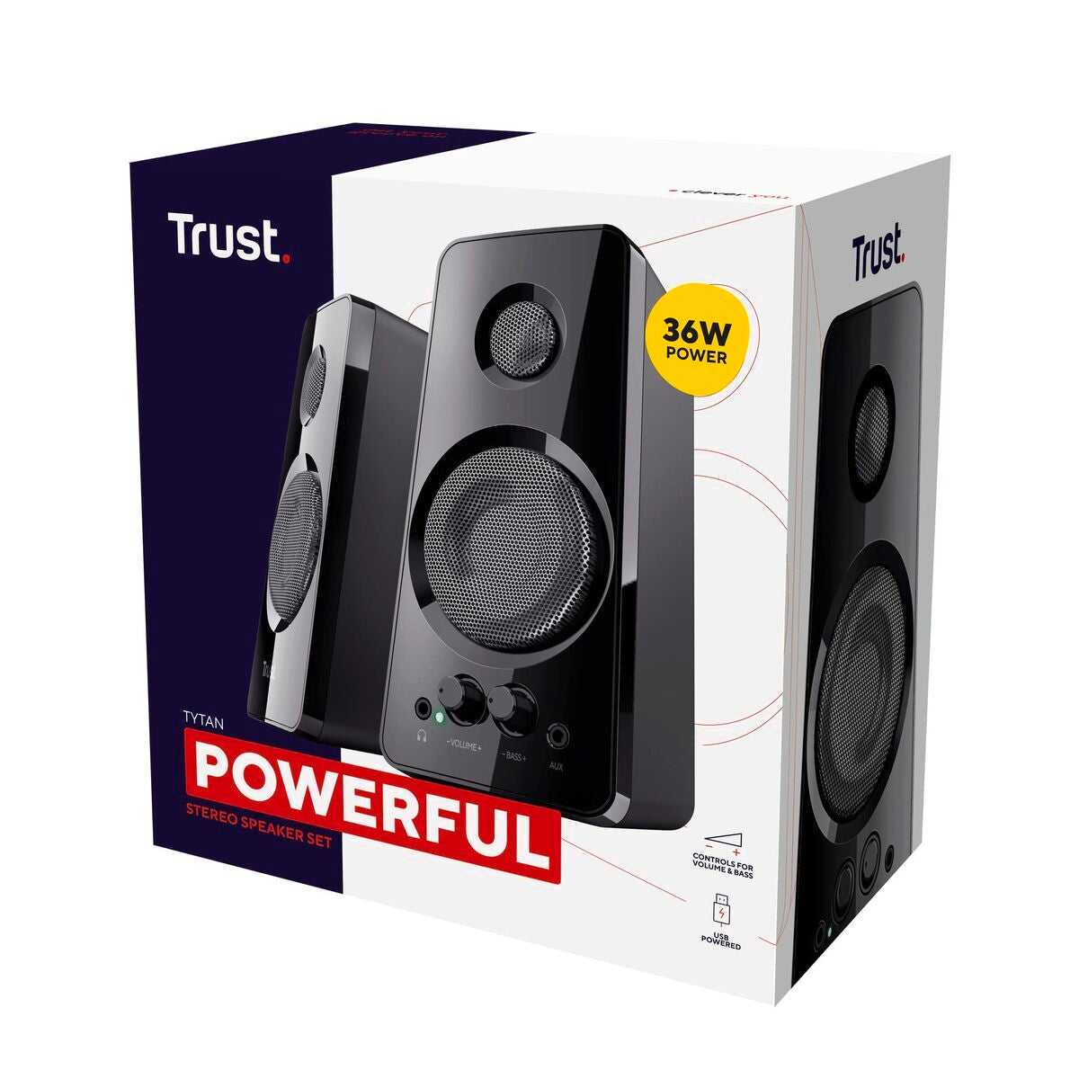 Trust Pc Speakers Trust Tytan Black 18 W 4 W 36 W