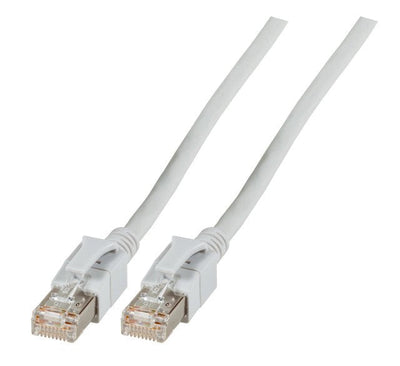 Cable RJ45, Dc, CAT.6A 500MHZ, 15M, Grey LED Plug — image 1