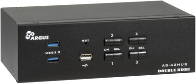 Conmutador KVM Inter-tech Ipc AS-42HUS, Conmutador KVM 88887412 — image 1
