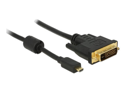 Delock Cable Micro HDMI D Male DVI 24 + 1 Male 2M — image 1