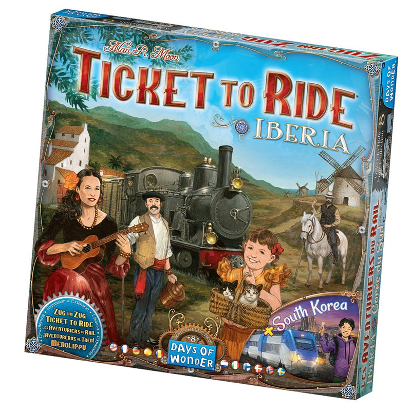 Juego de mesa ¡aventureros Tren! Iberia And Corea Sur Edad Recomendada 8 Years