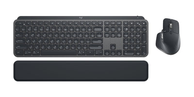 Logitech Keyboard English Mx Keys Combo For Business Gen 2 Mouse RF Wireless + Bluetooth QWERTY Graphite — image 1