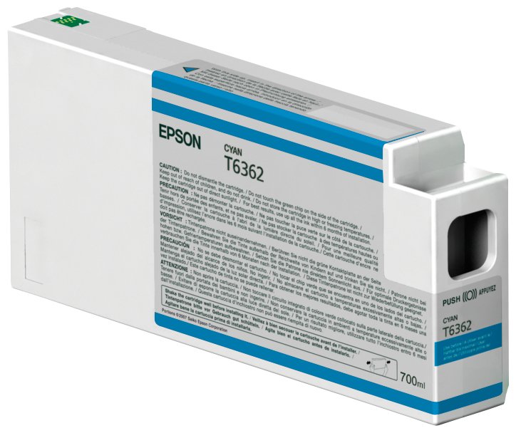 Epson Genuine Cartridge Inyeccion Ink Cyan 700ML Stylus Pro/7900/9900/9700/7700/7890/WT7900/9890