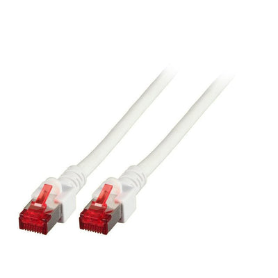 Cable RJ45, CAT.6 250MHZ, 0.15M White S-STP (s / FTP), Lsoh — image 1