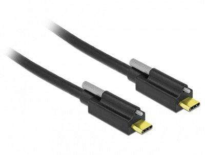 Delock Cable 84138 USB 2M USB 3.2 Gen 2 (3.1 Gen 2) USB C Black — image 1