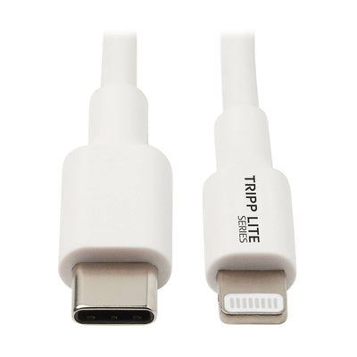 Tripp Lite M102-003-Wh Cable Sincronización And Charging USB C a Lightning, Certificado Mfi - USB 2.0, M/M, Wh — image 1
