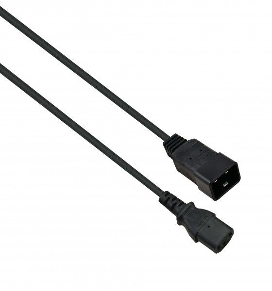 Helos Cable Power C13 a C20, Black 3,0M