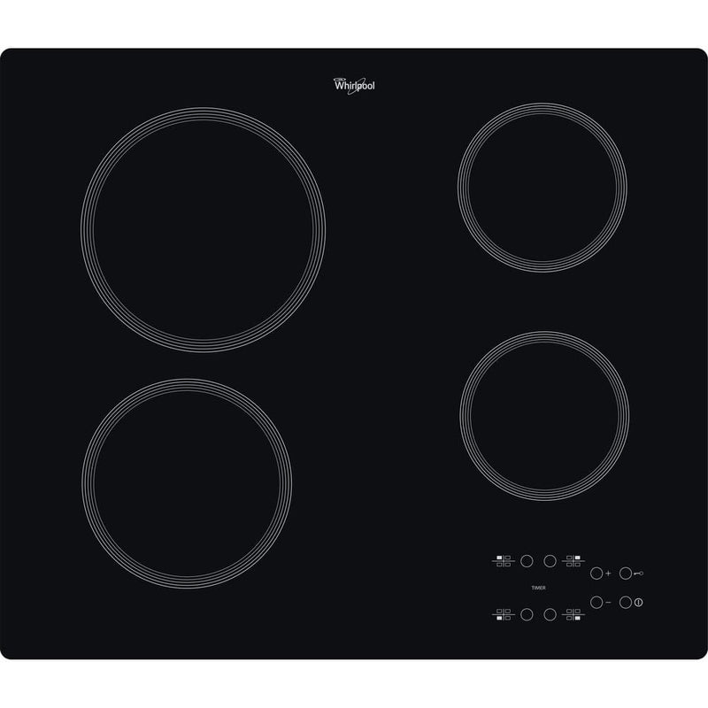 Whirlpool Akt 801 Ne Board Vitrocerámica (4 Zonas Cocción, Colour Black