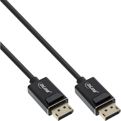 Inline Cable DisplayPort 2.0, 8K4K Uhbr, Black Contactos Chapados Oro, 1M — image 1