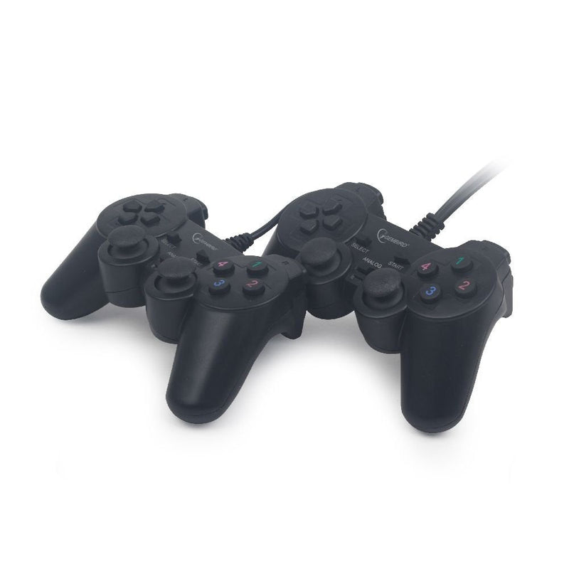 Gembird JPD-UDV2-01 Gamepad PC Black Controller And Wheel