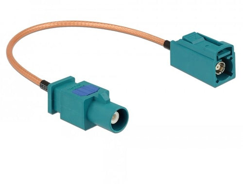 Delock Cable Antenna Fakra Z Connector Male Fakra Z Connector Female RG-316 20CM — image 1