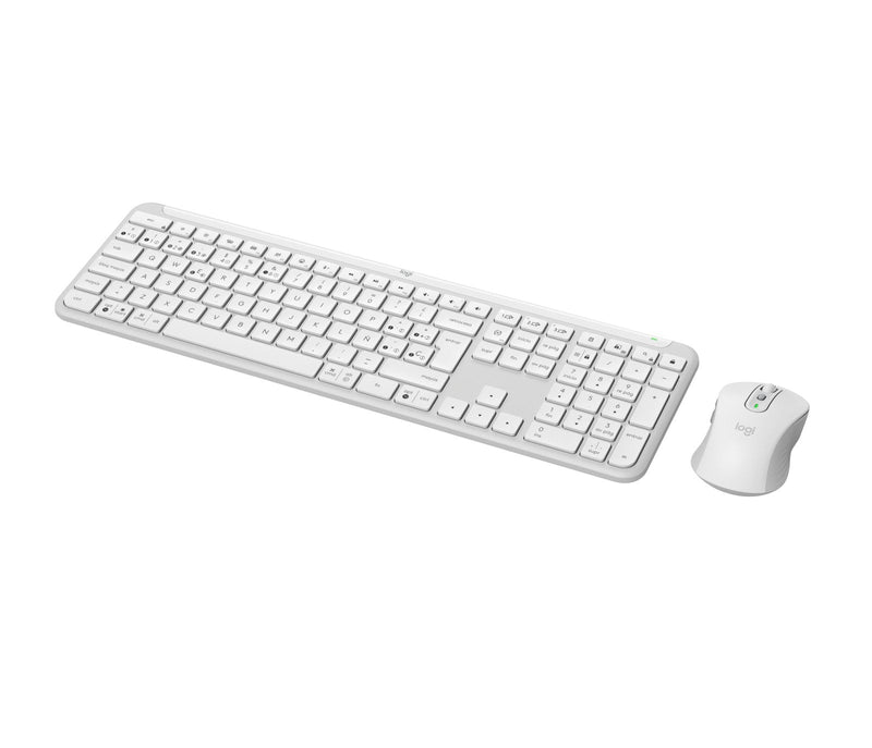 Keyboard Spanish And Mouse Inalámbricos Signature Slim Combo MK950 Off Perp White - Esp - MEDITER-412