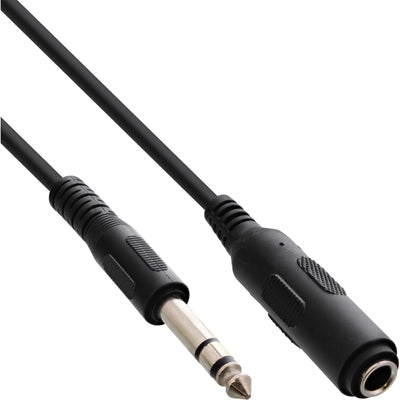 Inline Jack Extension 6.3MM Stereo Male a Female 5M — image 1