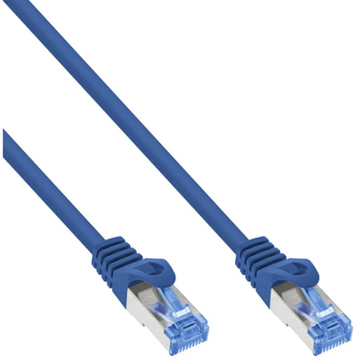 Inline® Patch Cable CAT.6A, S/FTP, Tpe (lszh), Cca, Blue, 10M — image 1