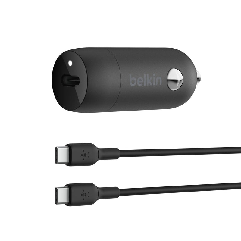Belkin Boost Charge 30W USB-C Car Charger + Cable CCA004BT1MBK-B6