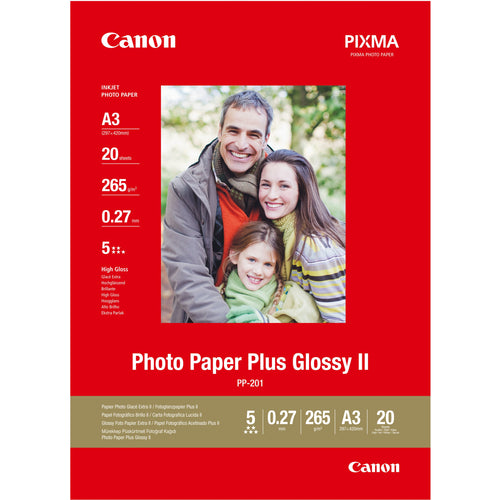 Canon Genuine Paper Inkjet PP-201 Fotografico A3 20 Hojas Pp-/201 — image 1