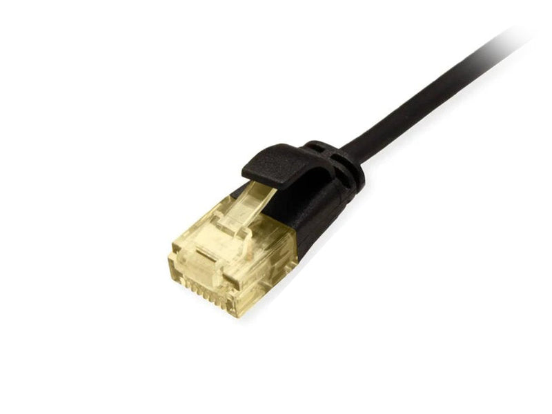 Equip Network Cable CAT.6A Slim U UTP 2x RJ45 1.50M Black Lszh