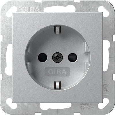 Gira 445326 Schuko Sh System 55 F Alu — image 1