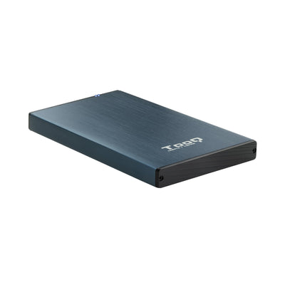 TooQ Housing External HDD/Sdd 2.5 Up To 9,5MM SATA USB 3.0 - Blue Marino Metalizado — image 1