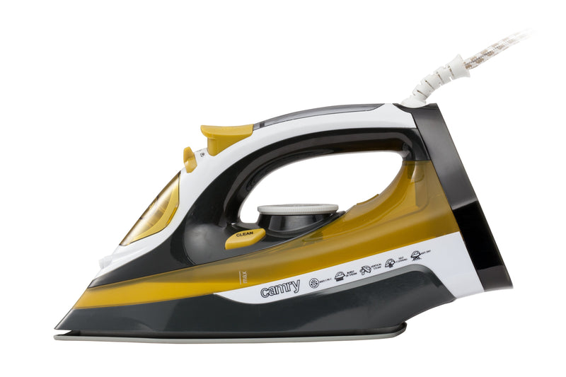 Straightener Steam Camry Cr 5029 Iron Steam Iron Black, Yellow 2400W