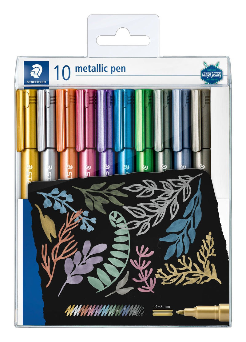 Staedtler Marker Metallic 10 Pieces Case 1-2MM