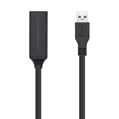 Aisens USB Cable 3.0 Prolongador With Amplicador And Alim - Type a/m-a/H - 10M - Black — image 1