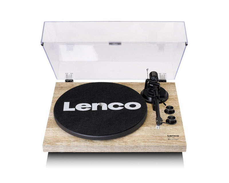 Lenco LBT-188, Tocadiscos Tracción Strap Beige, 33,45 Rpm, Rotating Arm Recto, Power Alterna