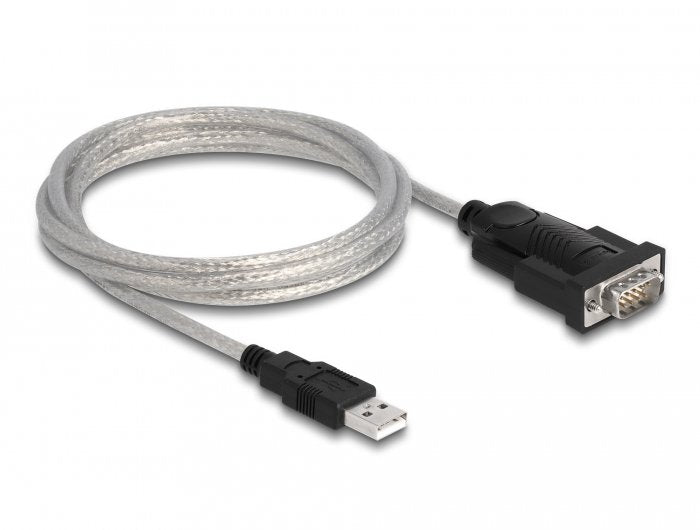 Delock Adapter USB 2.0 Tipo-a a 1 X Serial RS-232 D-sub 9 + Adapter D-sub 25
