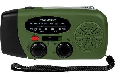 Thomson Radio With Linterna Emergencia Green And Black RT260 — image 1