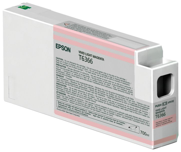 Epson Genuine Cartridge Inyeccion Ink Magenta Claro 700ML Stylus Pro/7900/9900/7890/WT7900/9890 T6366