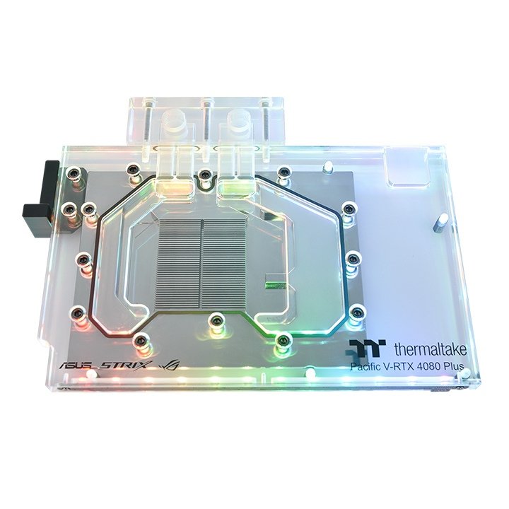 Thermaltake Pacific V-rtx 4080 Plus (asus Rog & Tuf) GPU Water Block, Refrigeración Water Transparent CL-W380-