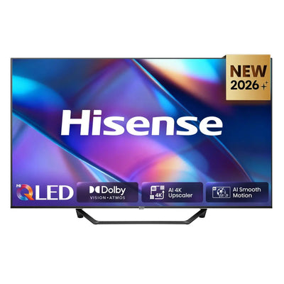 108,0CM 43 (3840X2160) Hisense 43A7DS Smart TV 4K Hi-qled 8MS 60HZ HDMI USB LAN Hdr VESA Wi-Fi Bluetooth Black — image 1