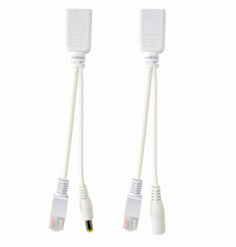 Gembird Kit Adapter PoE Pasivo UTP, 0,15M PP12-PoE-0.15M-W