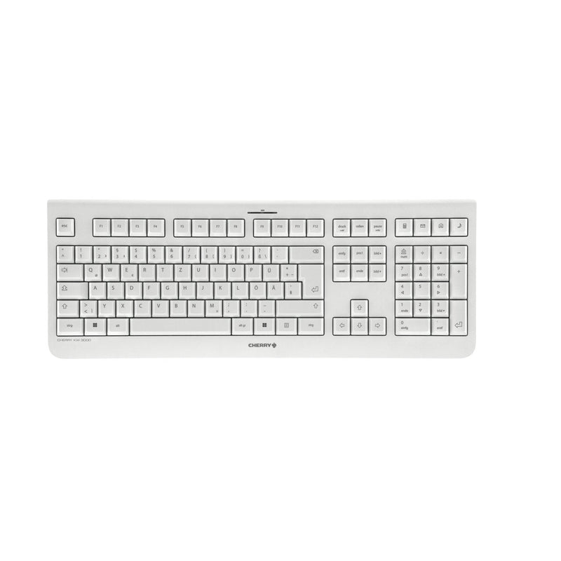 Cherry Keyboard German KW 3000 RF Wireless Qwertz White