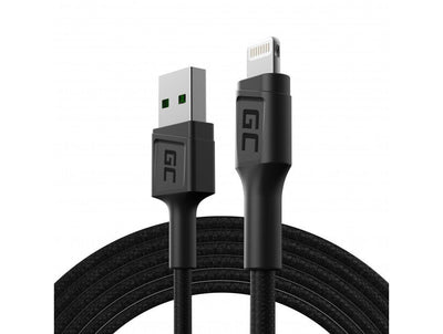 Green Cell Cable Gc Powerstream USB-A - Lightning 200CM Charging Fast Apple 2.4A — image 1
