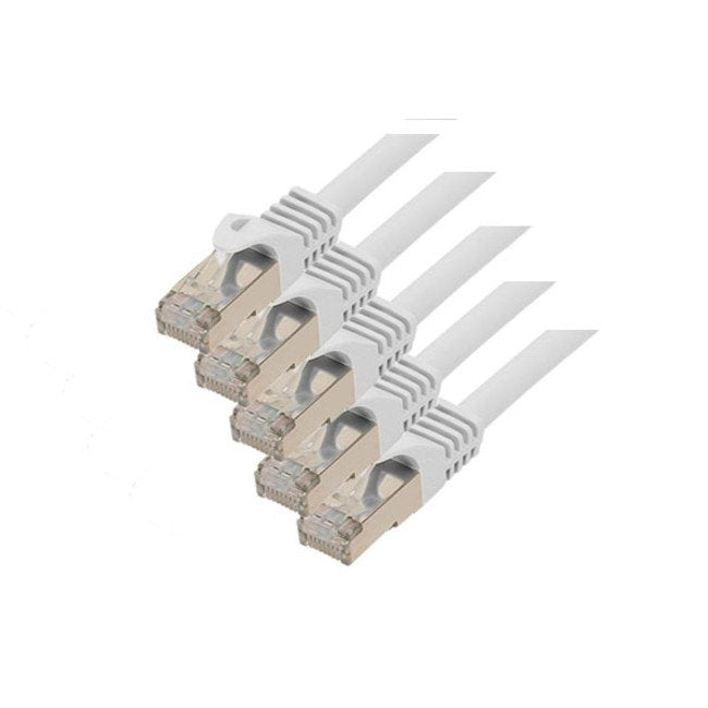 S/Conn Maximum Connectivity RJ45-RJ45, M-m, 0.25M Network Cable White 0,25M CAT.7 S/FTP (s-STP)
