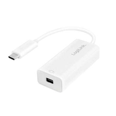 Logilink Adapter USB 3.2 Gen 1X1 To Mini Dp, Usb-c, White — image 1