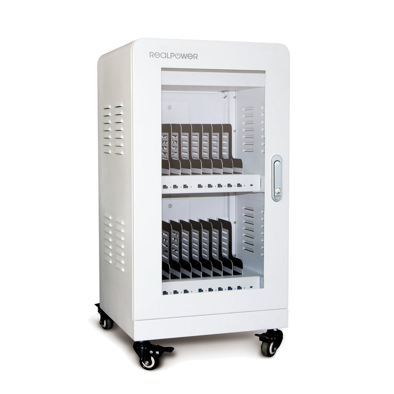 Realpower Estación Charging / Gabinete Charging 20 Ports 480W