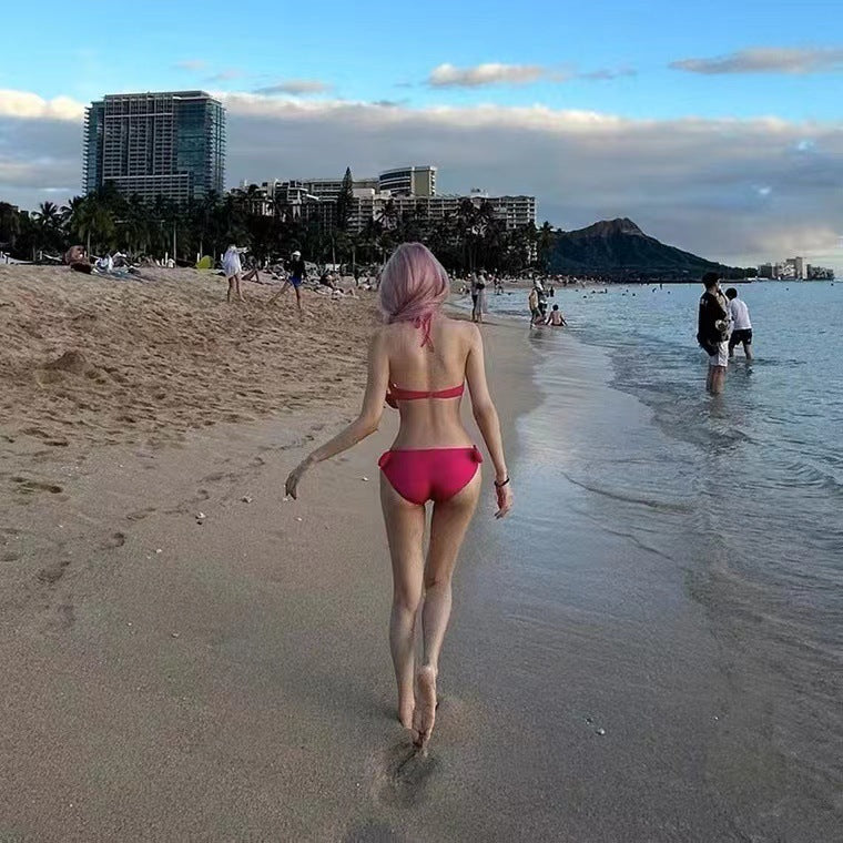 New 3D Bow Bikini That Flatters Your Figure And Makes You Look Slimmer