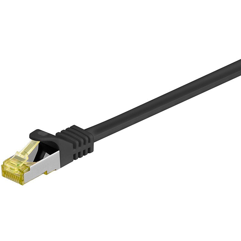 Goobay RJ-45 CAT.7 15M Network Cable Black S/FTP (s-STP)