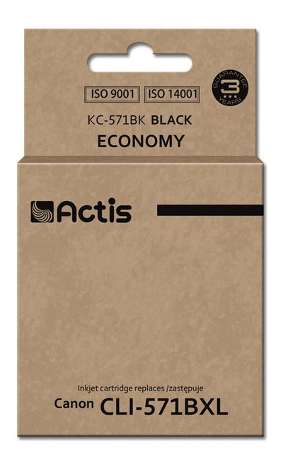 Actis Ink KC-571BK (reemplazo Canon CLI-571BK - Standard - 12ML - Black — image 1