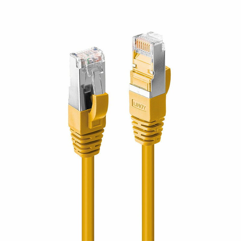 Lindy Network Cable CAT.6A S FTP Lszh, Yellow 0.3M