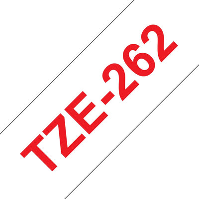 Brother Tape Laminated TZE-262 White/Red 36MM — image 1