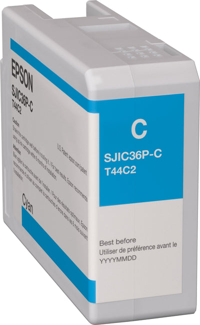 Epson SJIC36P(C): Cartridge Ink Colorworks C6500/C6000 (cyan) — image 1