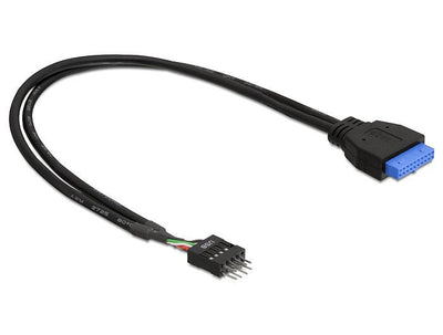 Delock Cable USB 3.0 Pinheader 19PIN - 8PIN H/M 0.45M — image 1